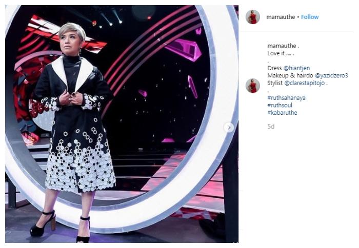 Ruth Sahanaya. (Instagram/@mamauthe)