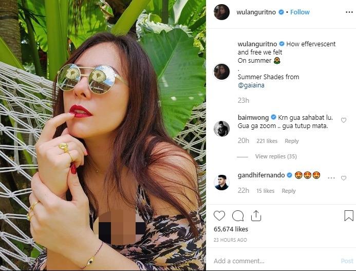 Wulan Guritno. (Instagram/@wulanguritno)