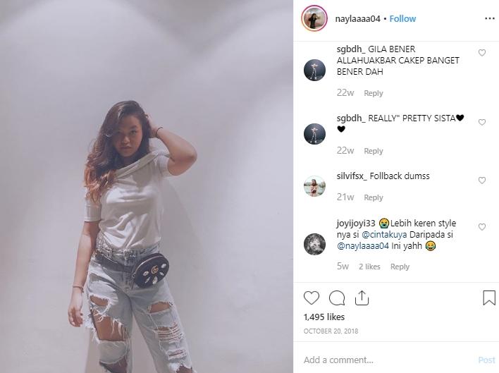 Nayla Ayu, putri Eko Patrio. (Instagram/@naylaaaa04)