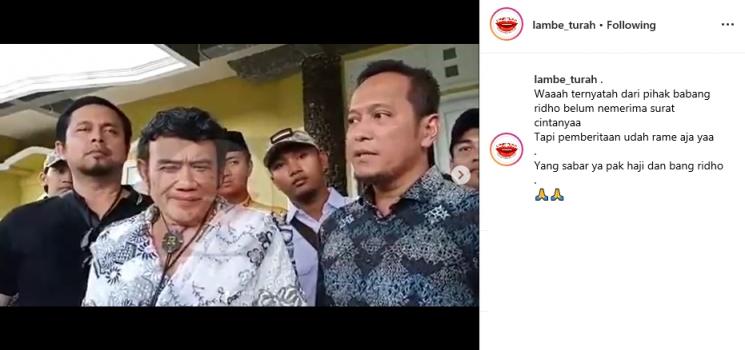 Rhoma Irama (Instagram/@lambe_turah)