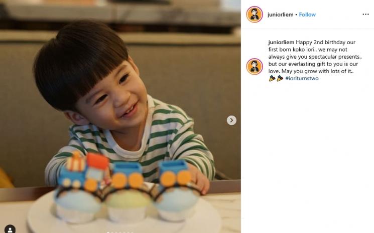 Keluarga Junior Liem dan Putri Titian (Instagram/@juniorliem)
