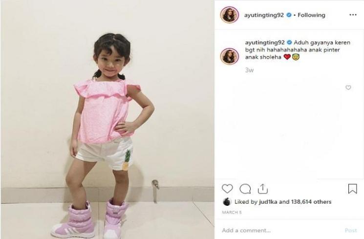 Bilqis Khumairah Razak (Instagram @ayutingting92)
