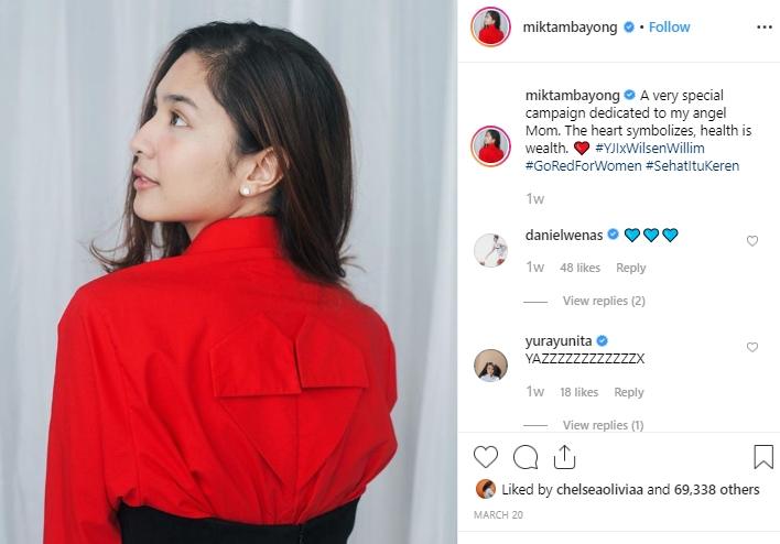 Mikha Tambayong. (Instagram/@miktambayong)