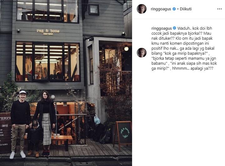 Postingan kocak Ringgo Agus Rahman. (Instagram/@ringgoagus)