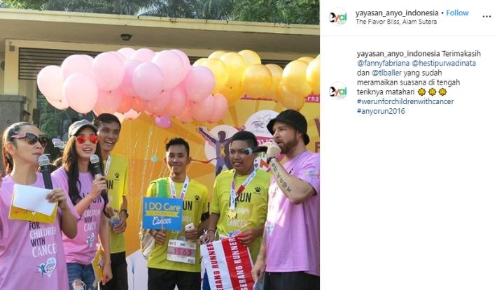 Fanny Fabriana dan Hesti Purwadinata. (Instagram/@yayasan_anyo_indonesia)