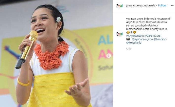 Andien. (Instagram/@yayasan_anyo_indonesia)