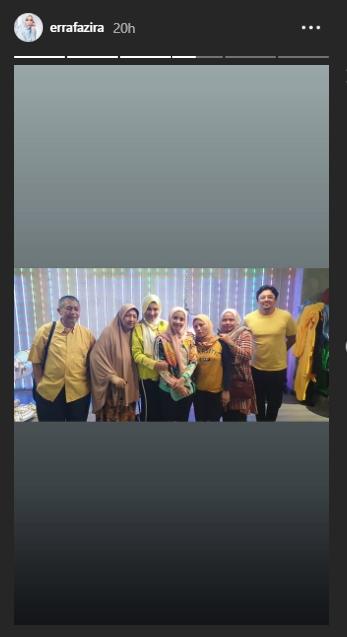 Foto bersama kerabat. (Instagram/@errafazira)