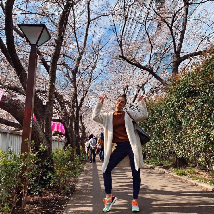 Foto liburan Luna Maya di Jepang. [Instagram]
