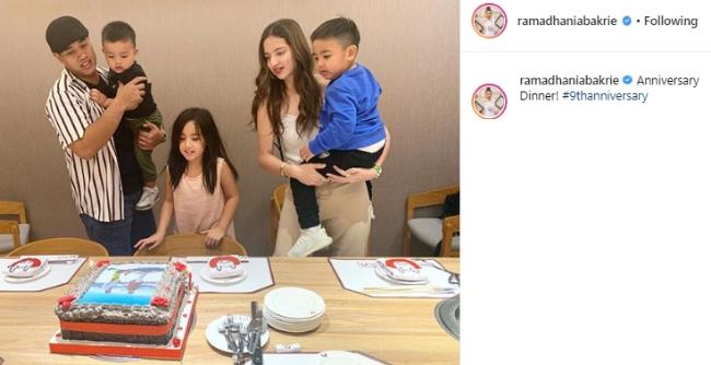 Nia Ramadhani. (Instagram/@ramadhaniabakrie)