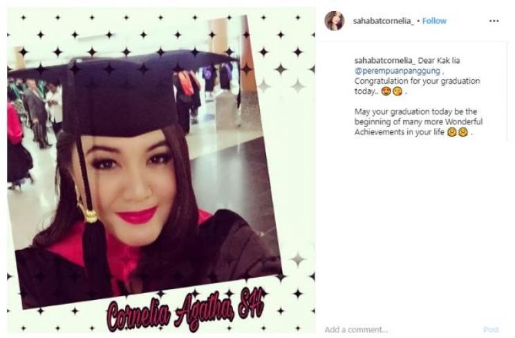 Cornelia Agatha. (Instagram/@sahabatcornelia_)
