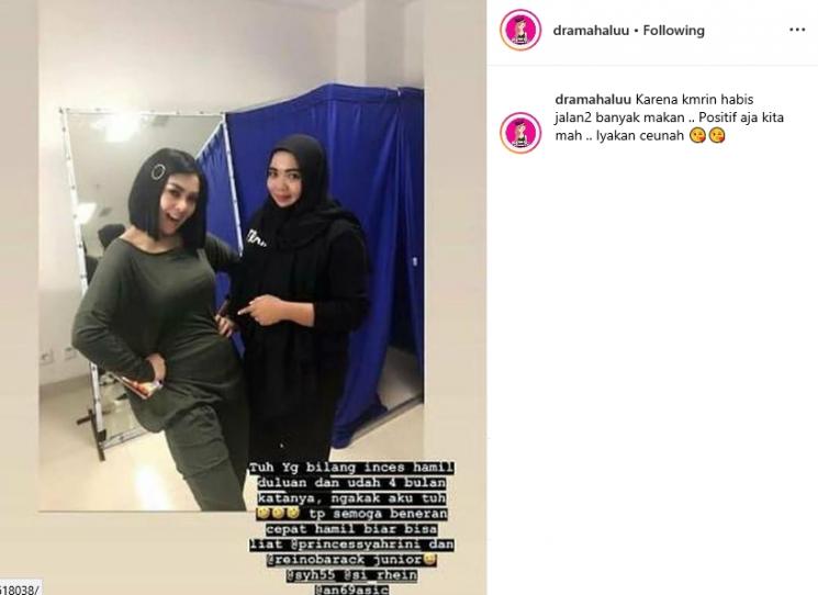 Syahrini (Instagram/@dramahaluu)