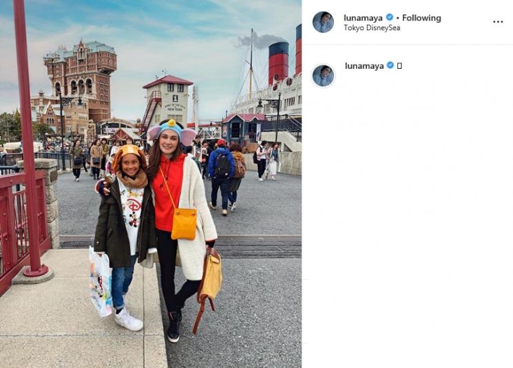 Luna Maya dan Keponakan (Instagram/@lunamaya)