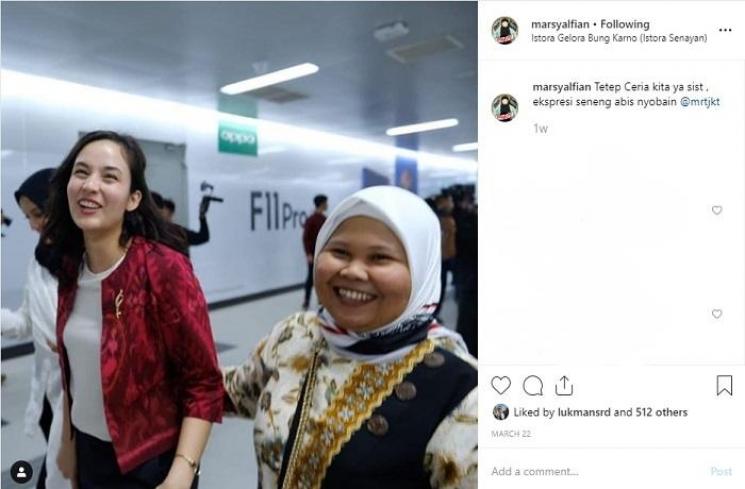 Chelsea Islan dan Asistennya (Instagram @marsyalfian)