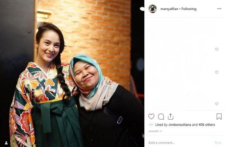 Chelsea Islan dan Asistennya (Instagram @marsyalfian)