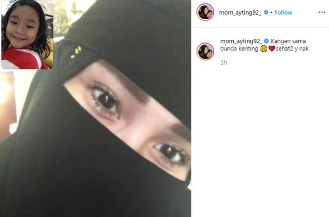 Ayu Ting Ting. (Instagram/@mom_ayting92_)