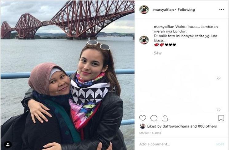 Chelsea Islan dan Asistennya (Instagram @marsyalfian)