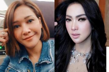 Adu Gaya Maia Estianty vs Syahrini dengan Rompi Bulu, Kerenan Siapa Nih?