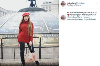 Benjolan di Lehernya Viral, Lucinta Luna Buktikan Dirinya Tak Punya Jakun