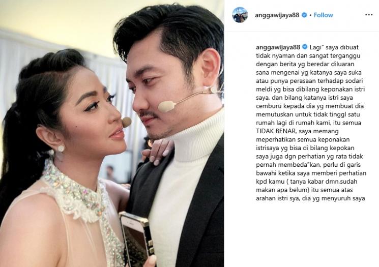 Dewi Perssik dan Angga Wijaya (Instagram/@anggawijaya88)