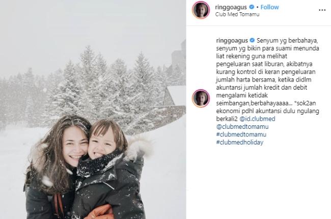Sabai Dieter dan Bjorka. (Instagram/@ringgoagus)