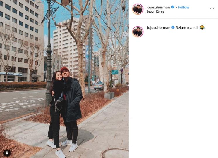 Joshua Suherman dan Clairine Clay (Instagram/@jojosuherman)