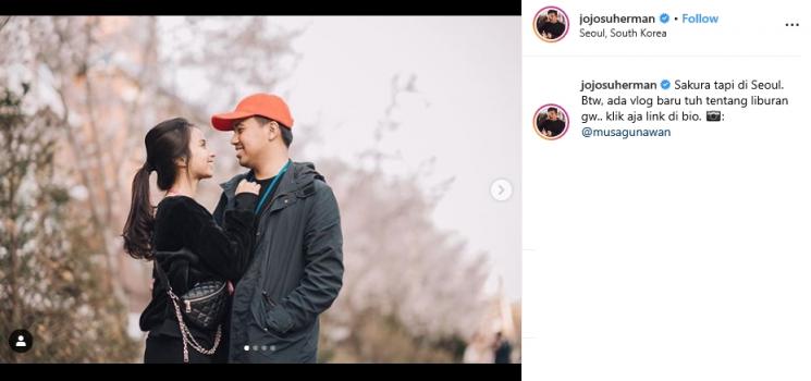 Joshua Suherman dan Clairine Clay (Instagram/@jojosuherman)