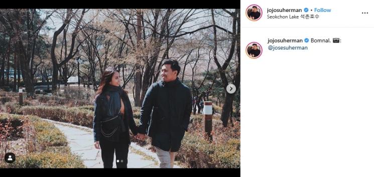 Joshua Suherman dan Clairine Clay (Instagram/@jojosuherman)