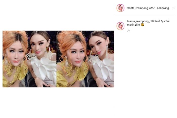Inul Daratista dan Zaskia Gotik. (Instagram/@taante_reempong_officiaall)