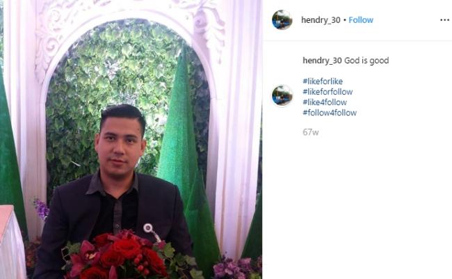 Hendry Prasetyo. (Instagram/@hendry_30)