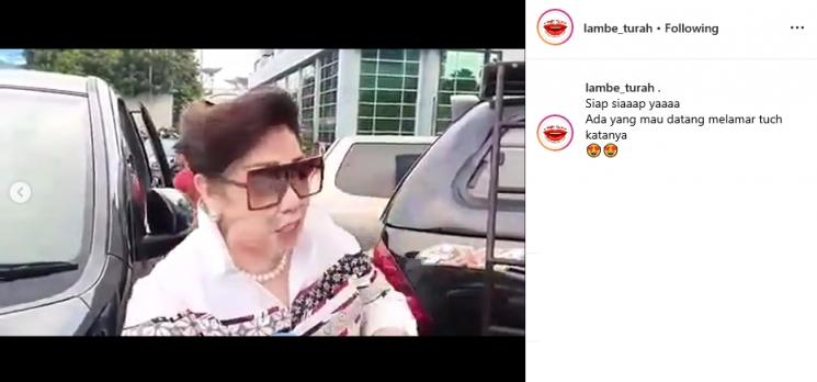 Mama Ivan Gunawan (Instagram/@lambe_turah)