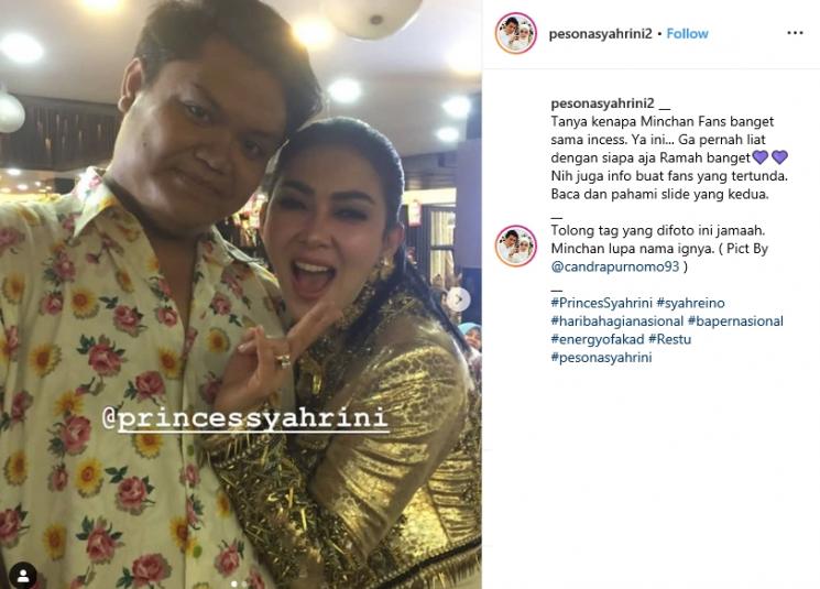 Fans Syahrini (Instagram/@pesonasyahrini2)