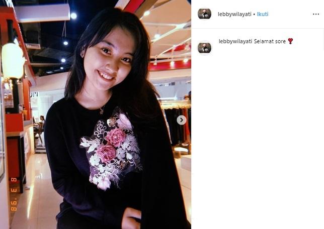 Lebby Wilayati, keponakan Dewi Perssik. (Instagram/@lebbywilayati)