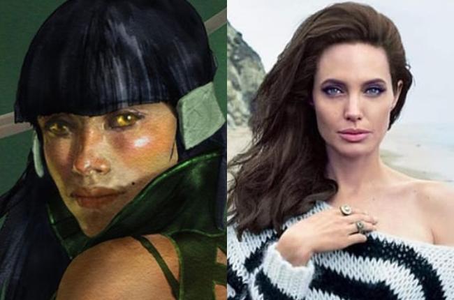 Angelina Jolie. (marvel.com, Instagram/@angelinajolieofficial)
