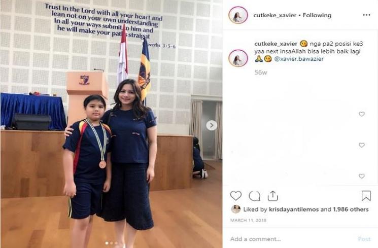 Cut Keke dan Xavier Rasyad Pasca Aliva (Instagram @cutkeke_xavier)