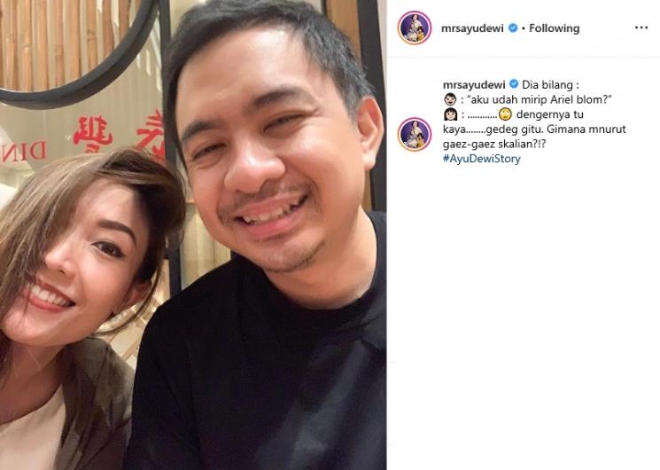 Ayu Dewi dan Suami (Instagram/@mrsayudewi)