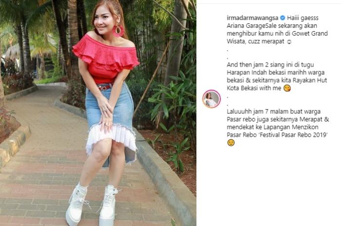 Irma Darmawangsa. (Instagram/@irmadarmawangsa)