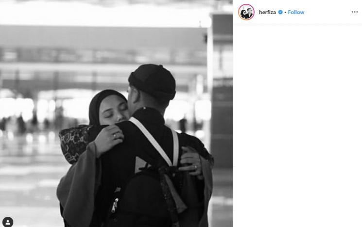 Herfiza dan Ricky Harun (Instagram/@herfiza)