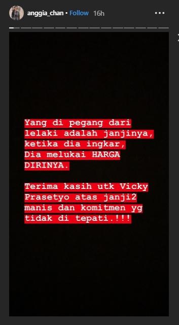 Unggahan Anggia Chan. (Instagram/@anggia_chan)