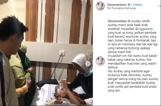 Ifan Seventeen dan Audrey. (Instagram/@ifanseventeen)