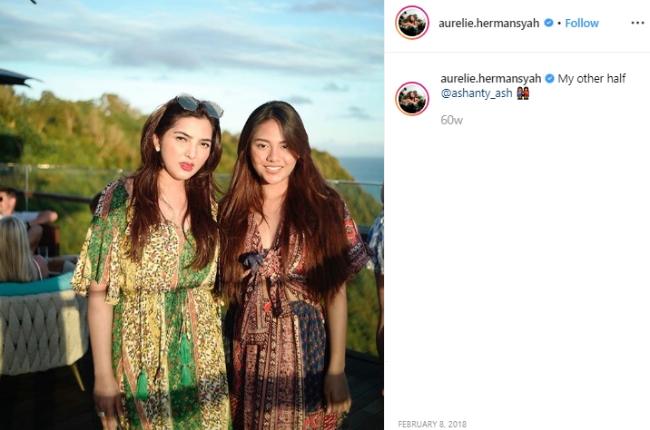 Aurel Hermansyah dan Ashanty. (Instagram/@aurelie.hermansyah)