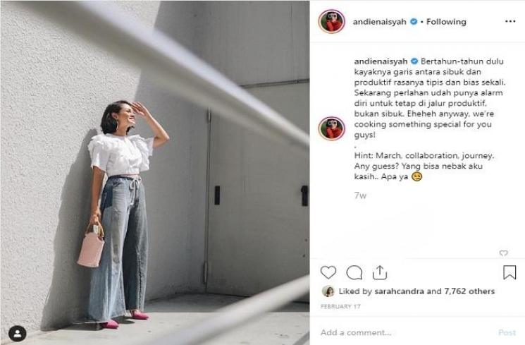 Andien Aisyah (Instagram @andienaisyah)