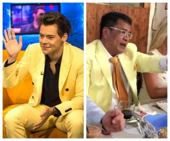 Harry Styles dan Hotman Paris (Twitter/@genuinelylarry)