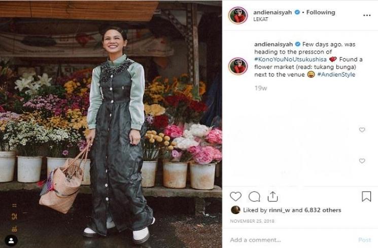 Andien Asiyah (Instagram @andienaisyah)
