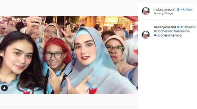 Tiarani Savitri. (Instagram/@mulanjameela1)