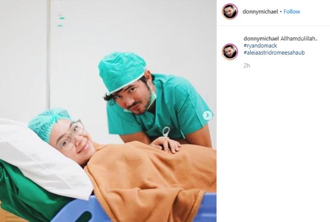Anak kedua Aryani Fitriana dan Donny Michael. (Instagram/@donnymichael)