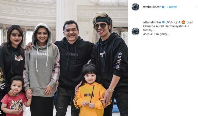 Atta Halilintar dan The Hermansyah A6. (Instagram/@attahalilintar)