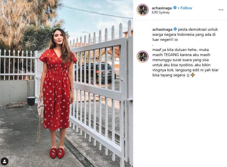 Acha Sinaga (Instagram/@achasinaga)