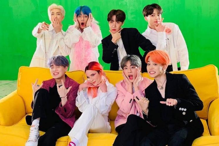 BTS dan Halsey (Soompi)