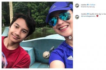 6 Potret Kedekatan Ira Wibowo dengan Putra Bungsunya yang Ganteng Abis