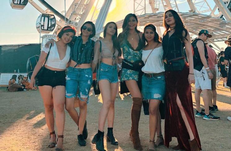Luna Maya diketahui hadir di festival musik Coachella 2019, Amerika Serikat. 